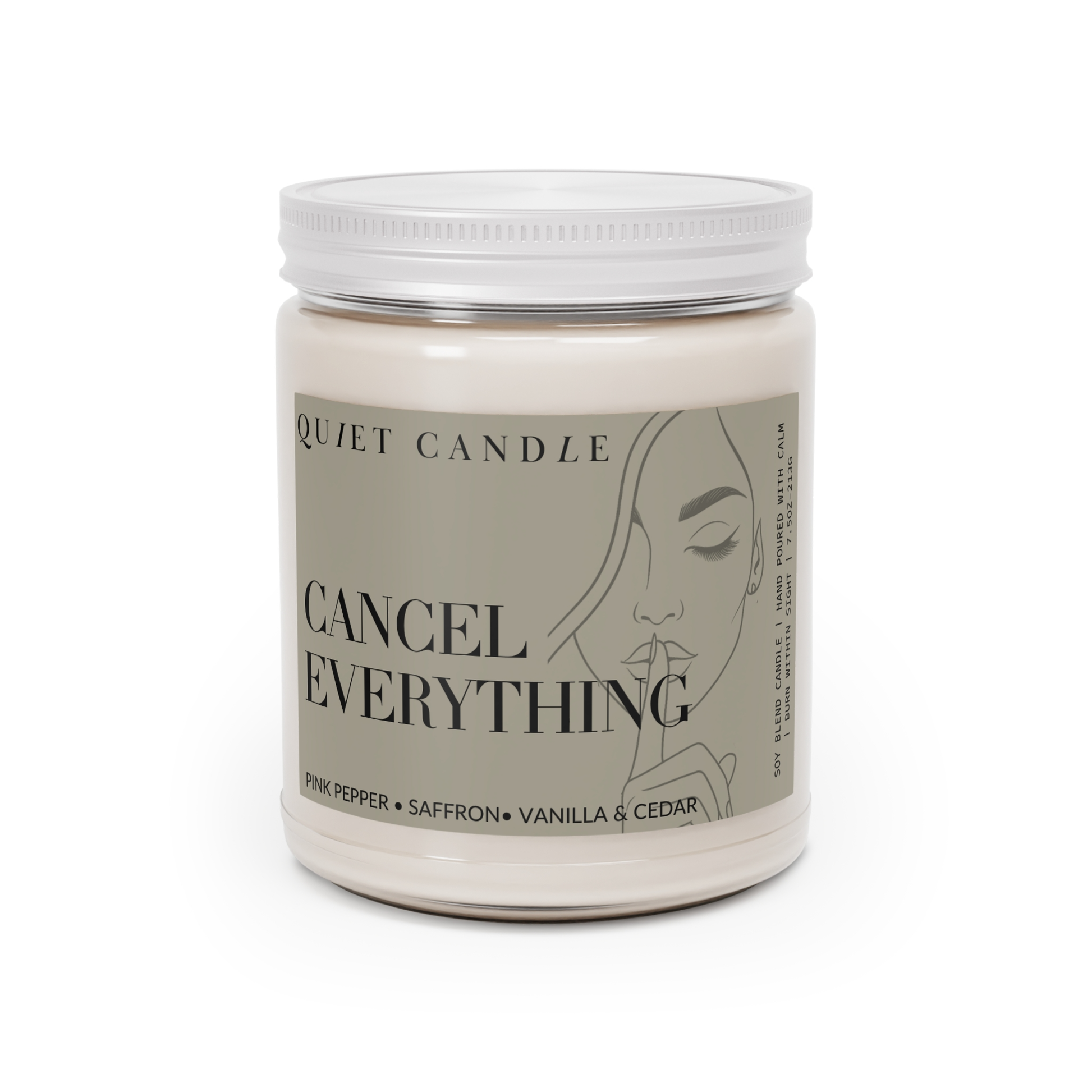Cancel Everything Candle