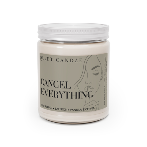 Cancel Everything Candle