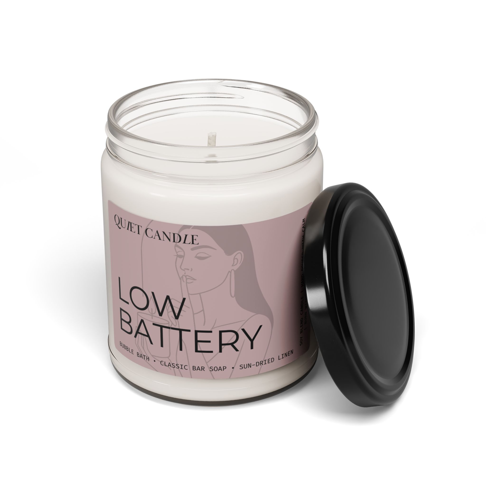Low Battery Candle