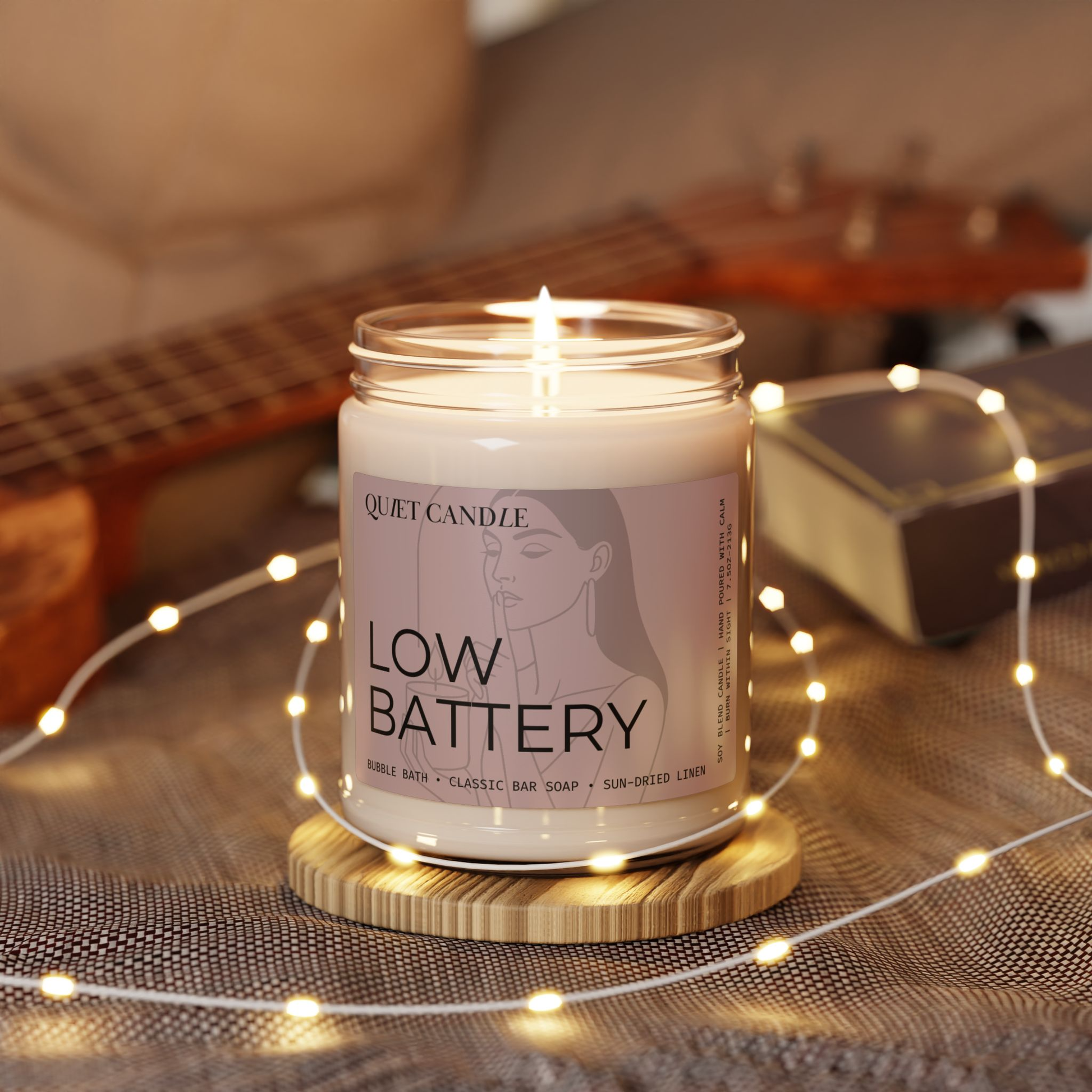Low Battery Candle