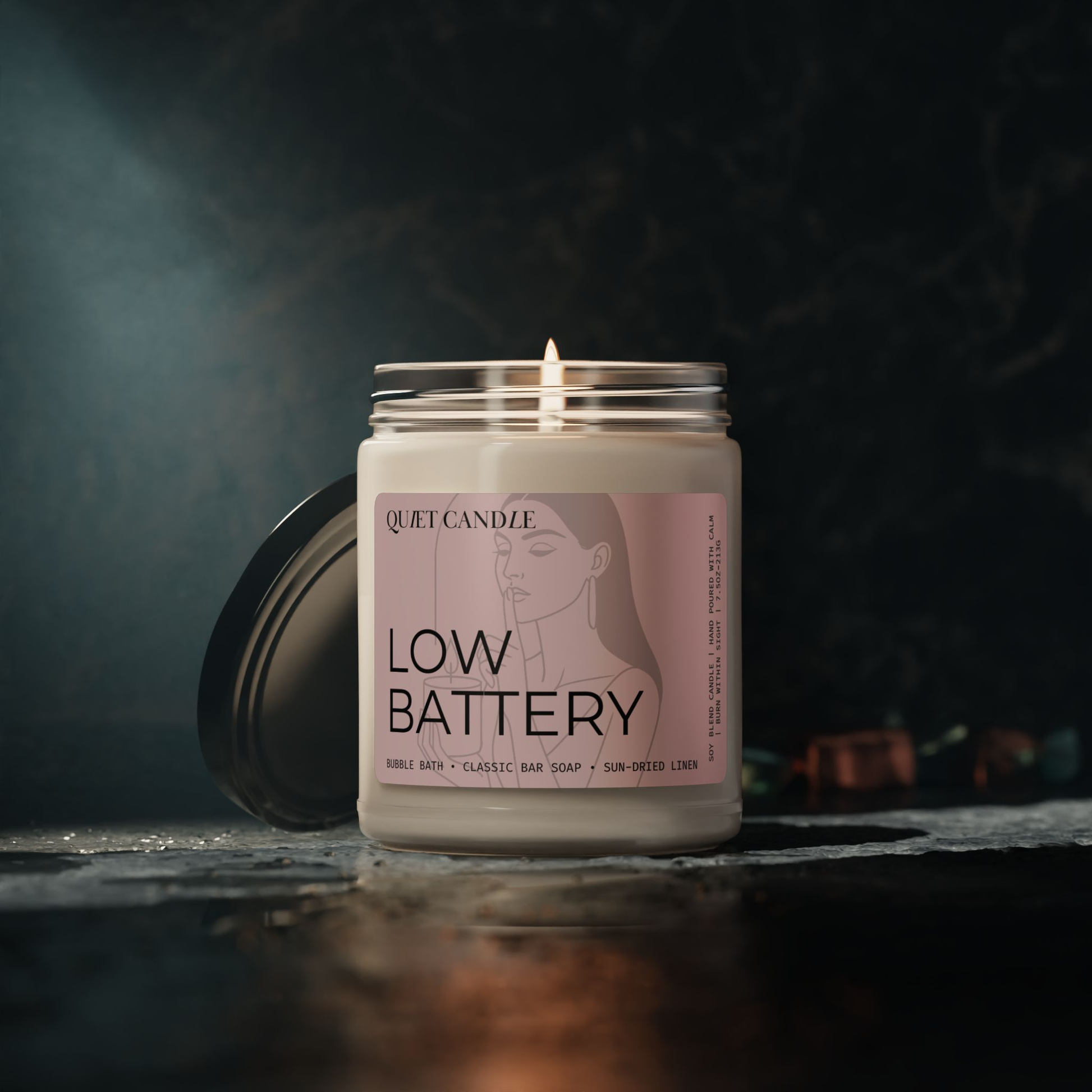 Low Battery Candle