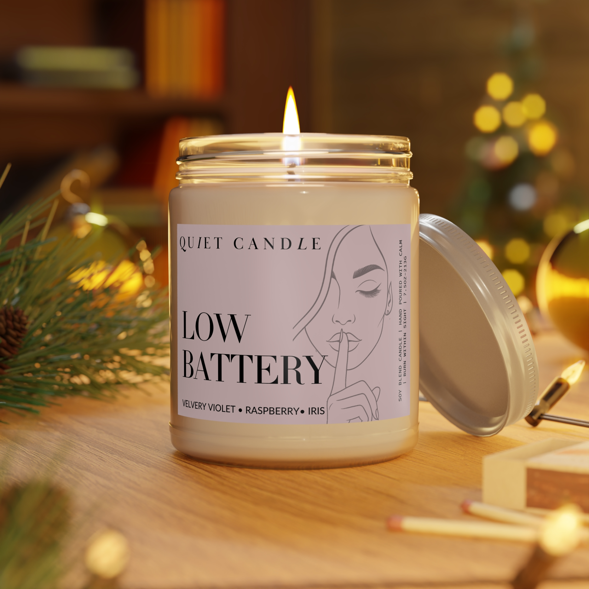 Low Battery Candle
