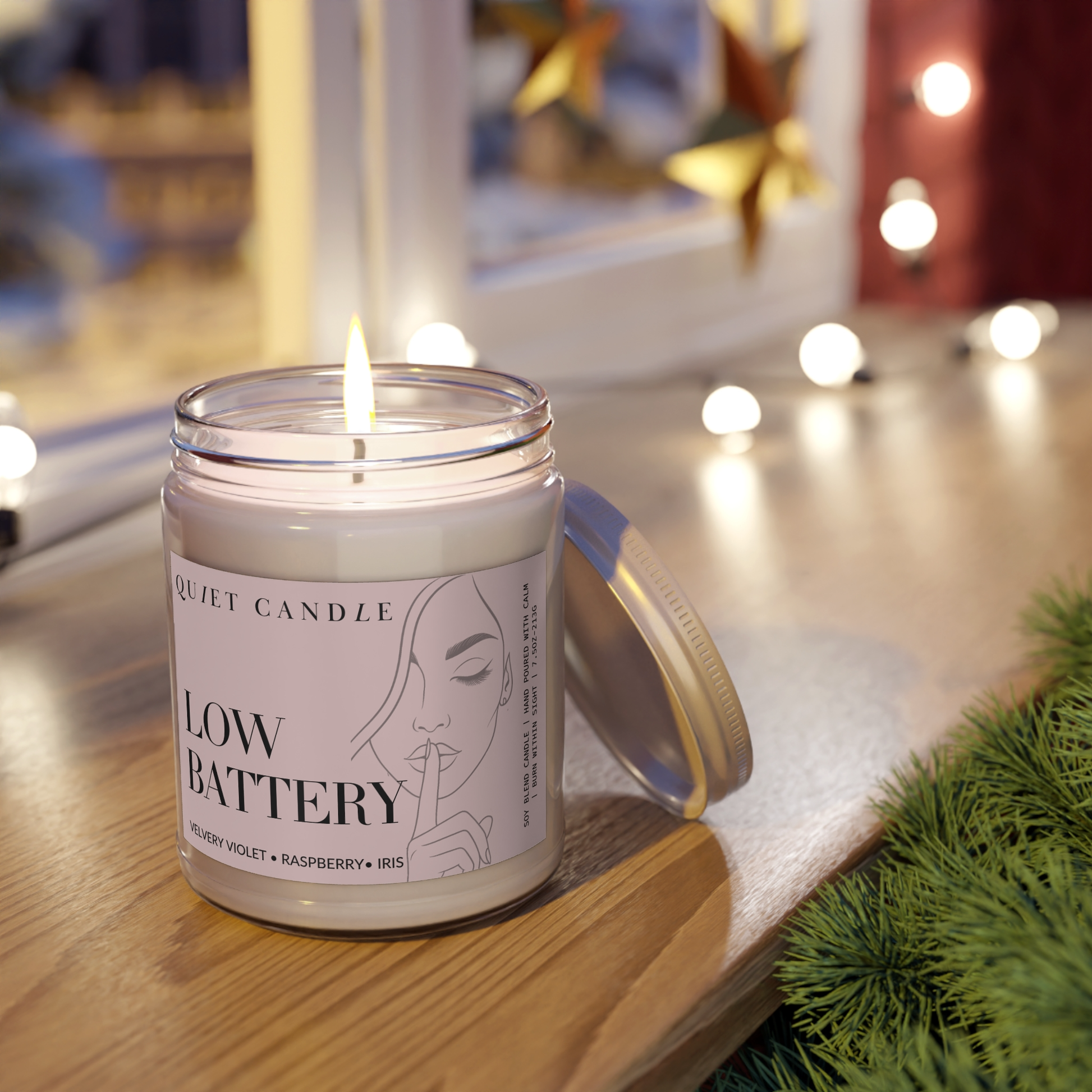 Low Battery Candle