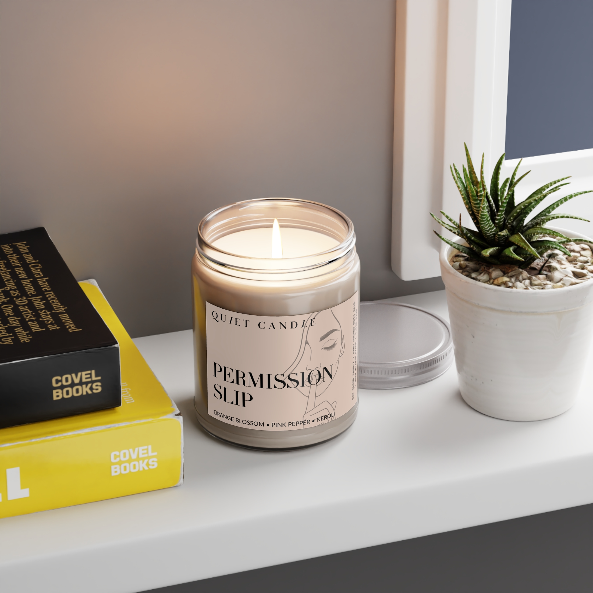 Permission Slip Candle