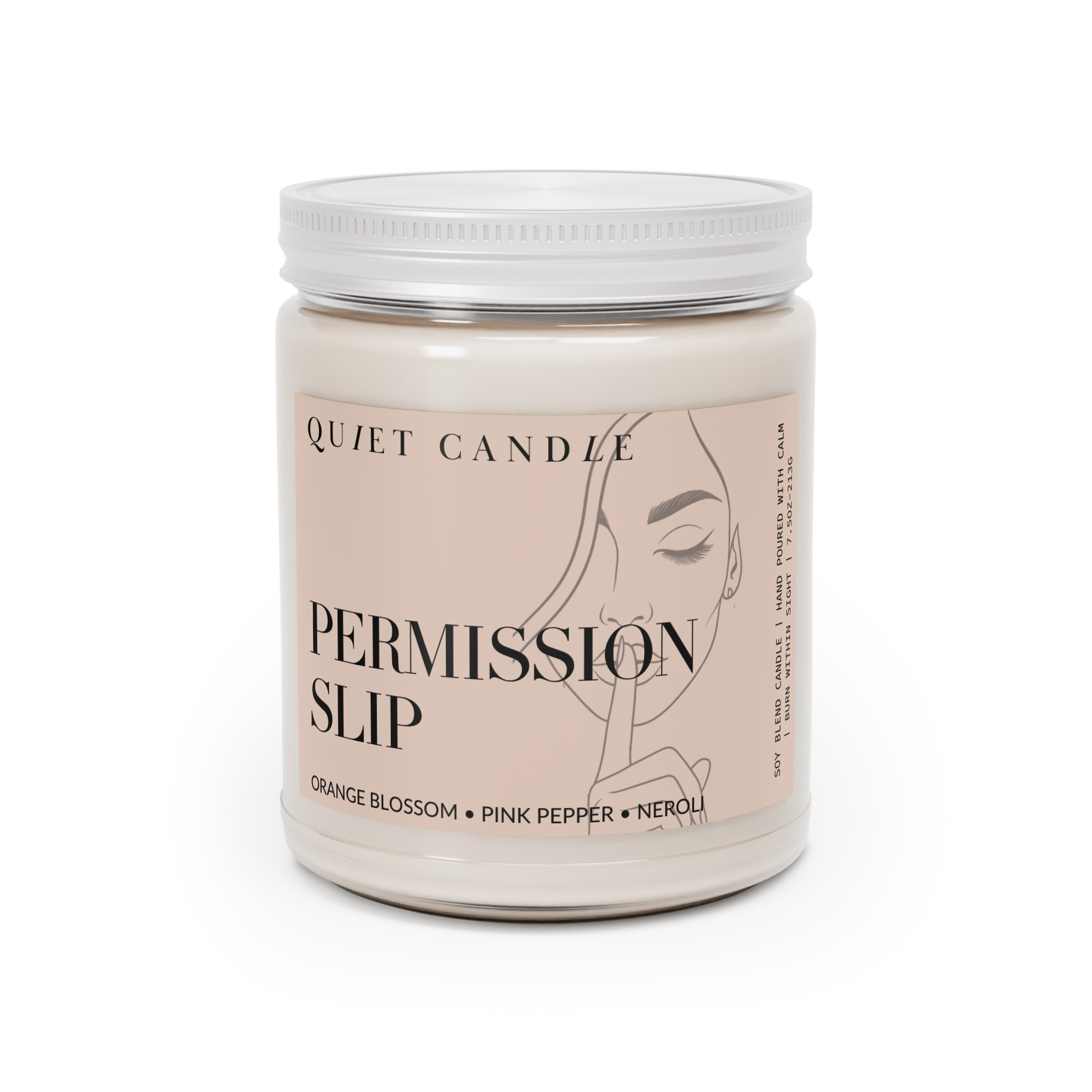 Permission Slip Candle
