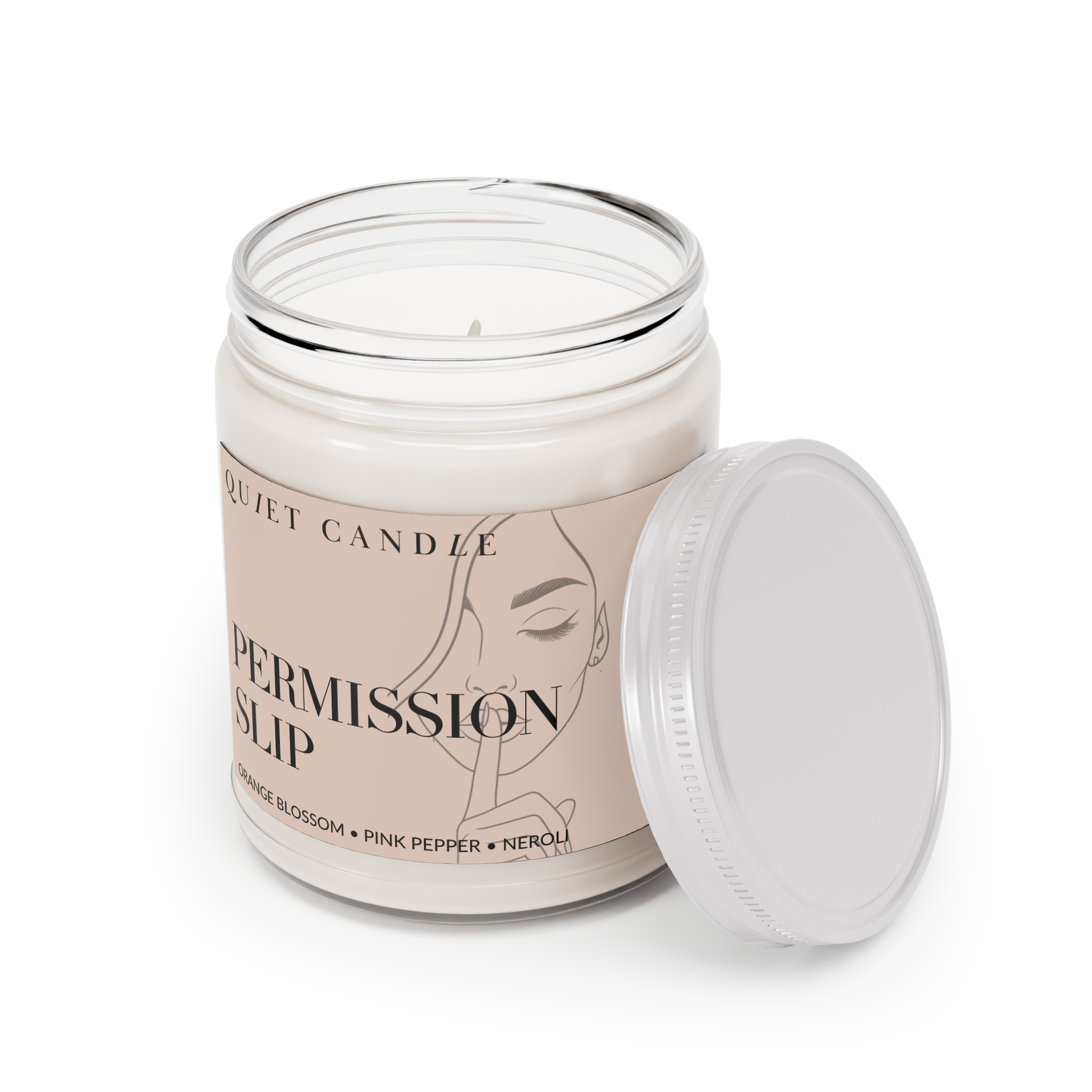 Permission Slip Candle